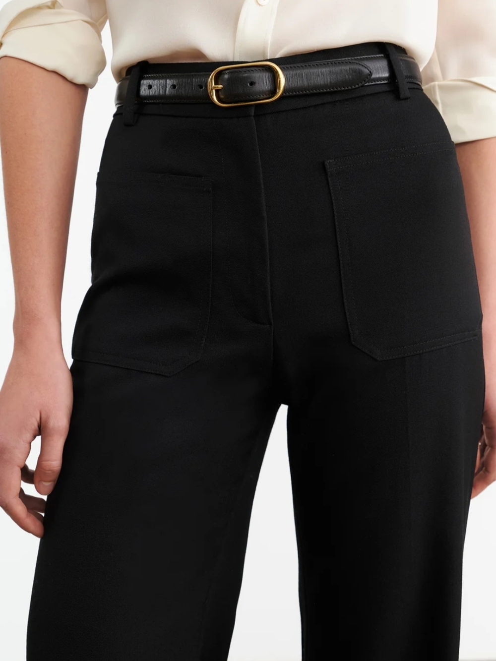 Nili Lotan Christophe Wool Pant - Size 12 - Picture 2 of 12